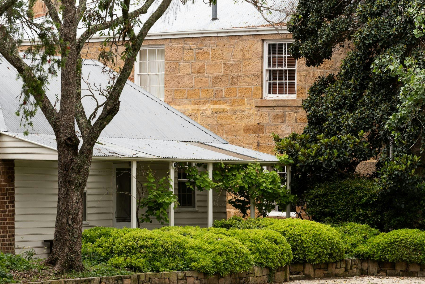 Exterior of Bundanon Homestead and Kitchen