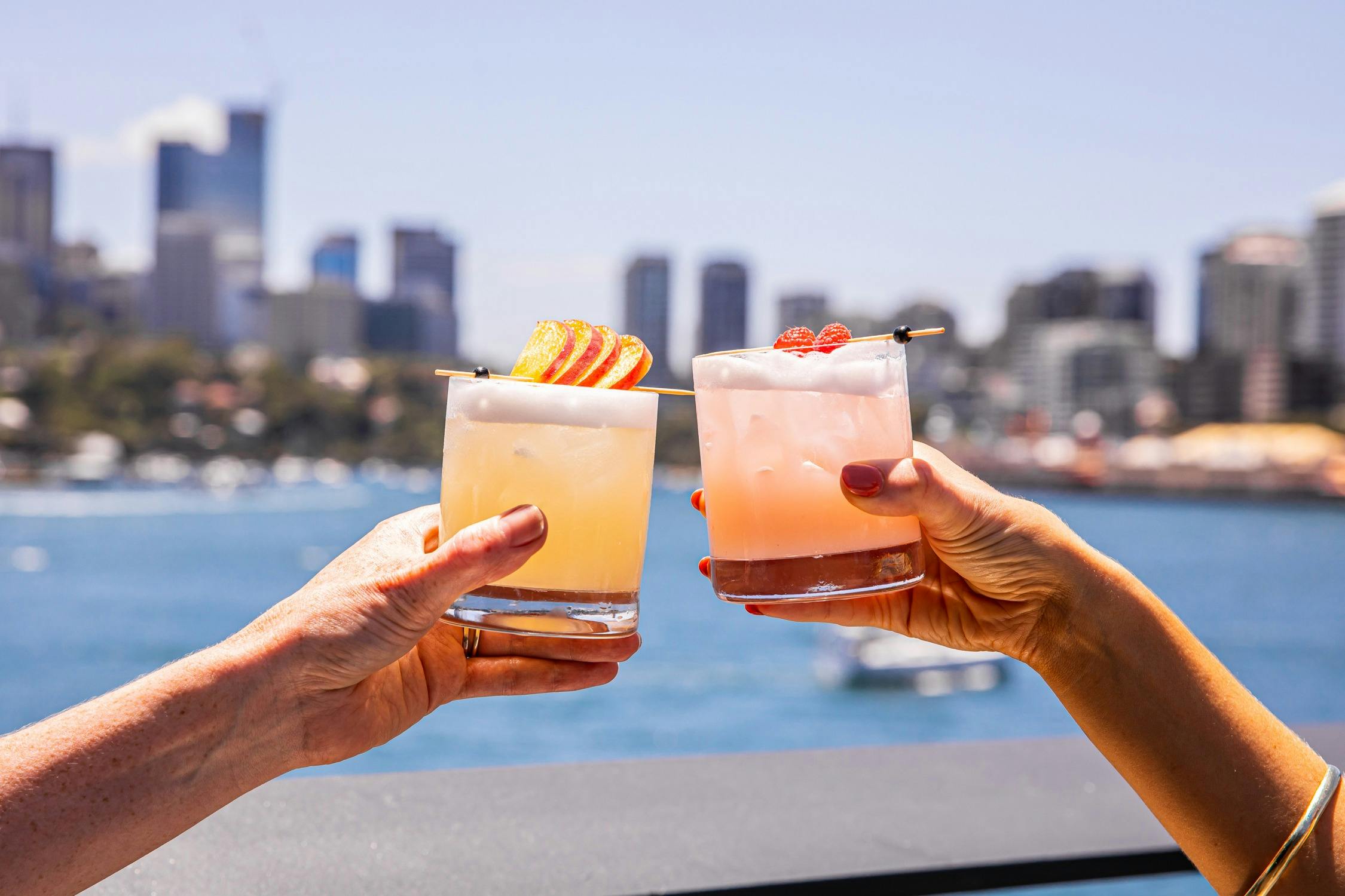 Cocktails and view