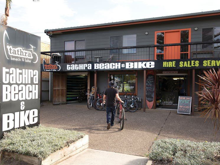 Exterior view of Tathra Beach and Bike shop