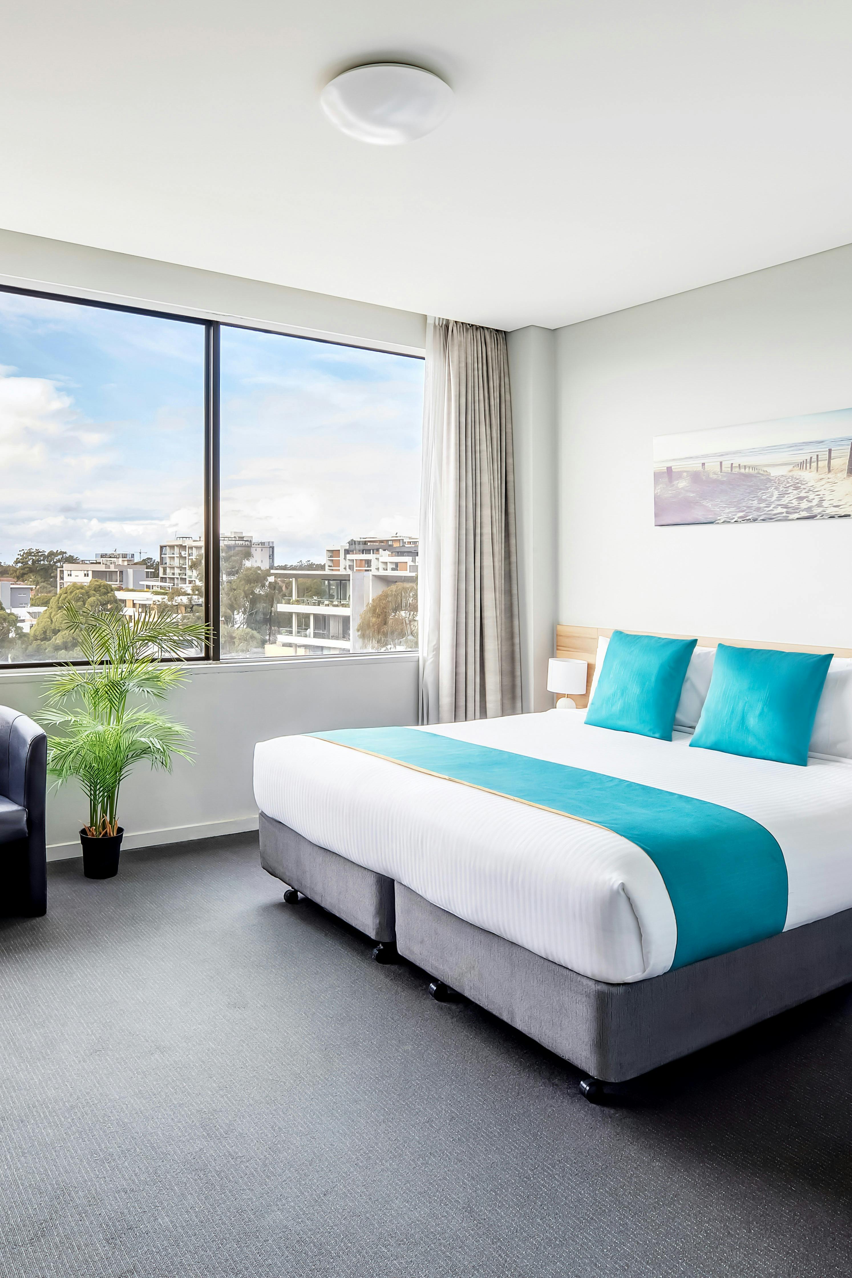 Queen room with large window