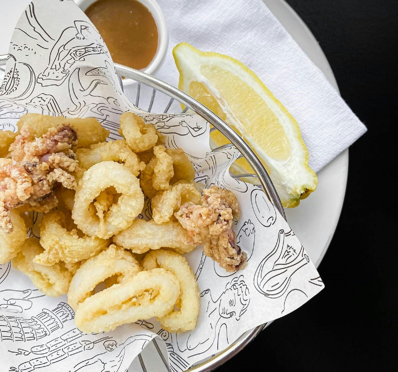 Fratelli Paradiso signature calamari sant' andrea
