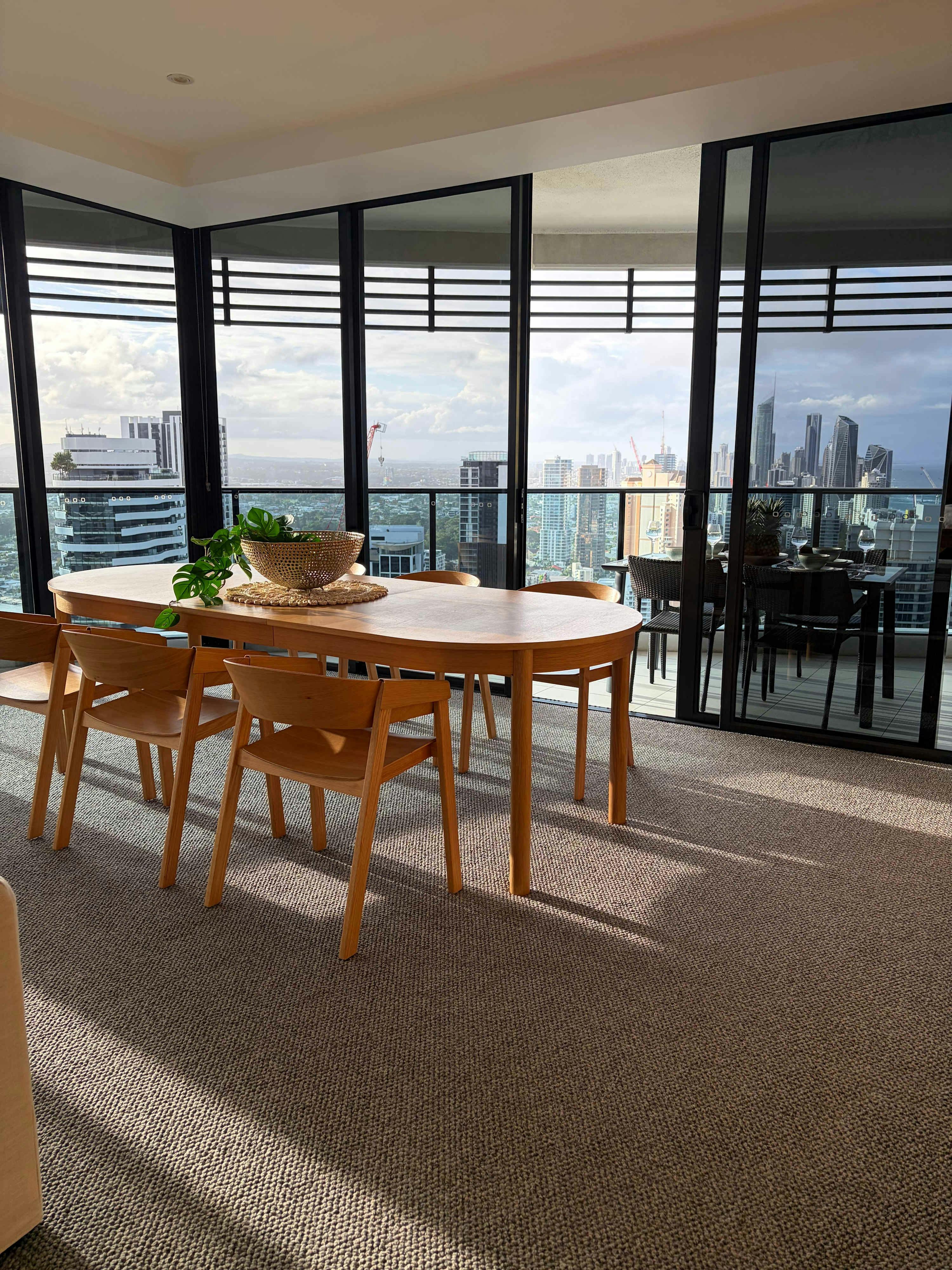 Spacious Dining with a view