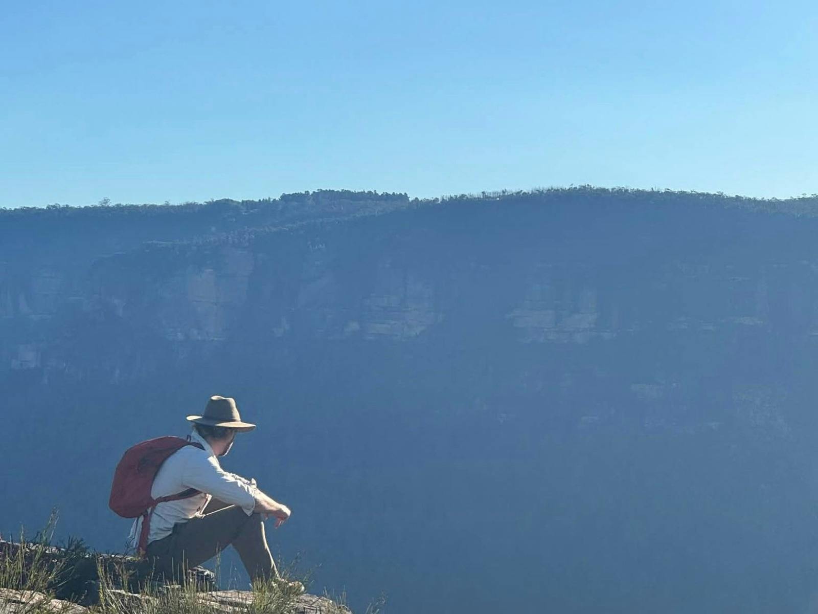 Cliff top scenic view