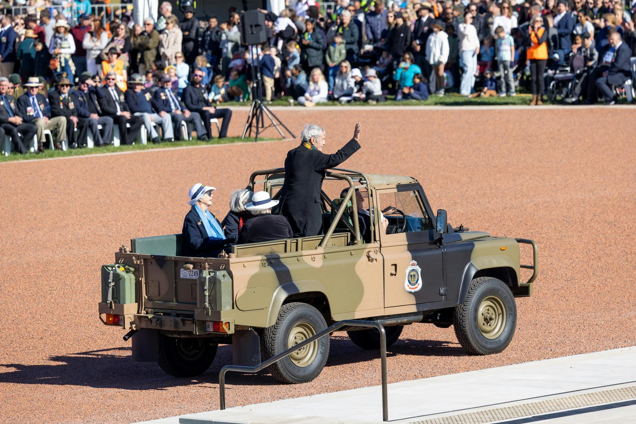 Anzac Day National Commemorative Service including the RSL ACT Branch Veterans' March