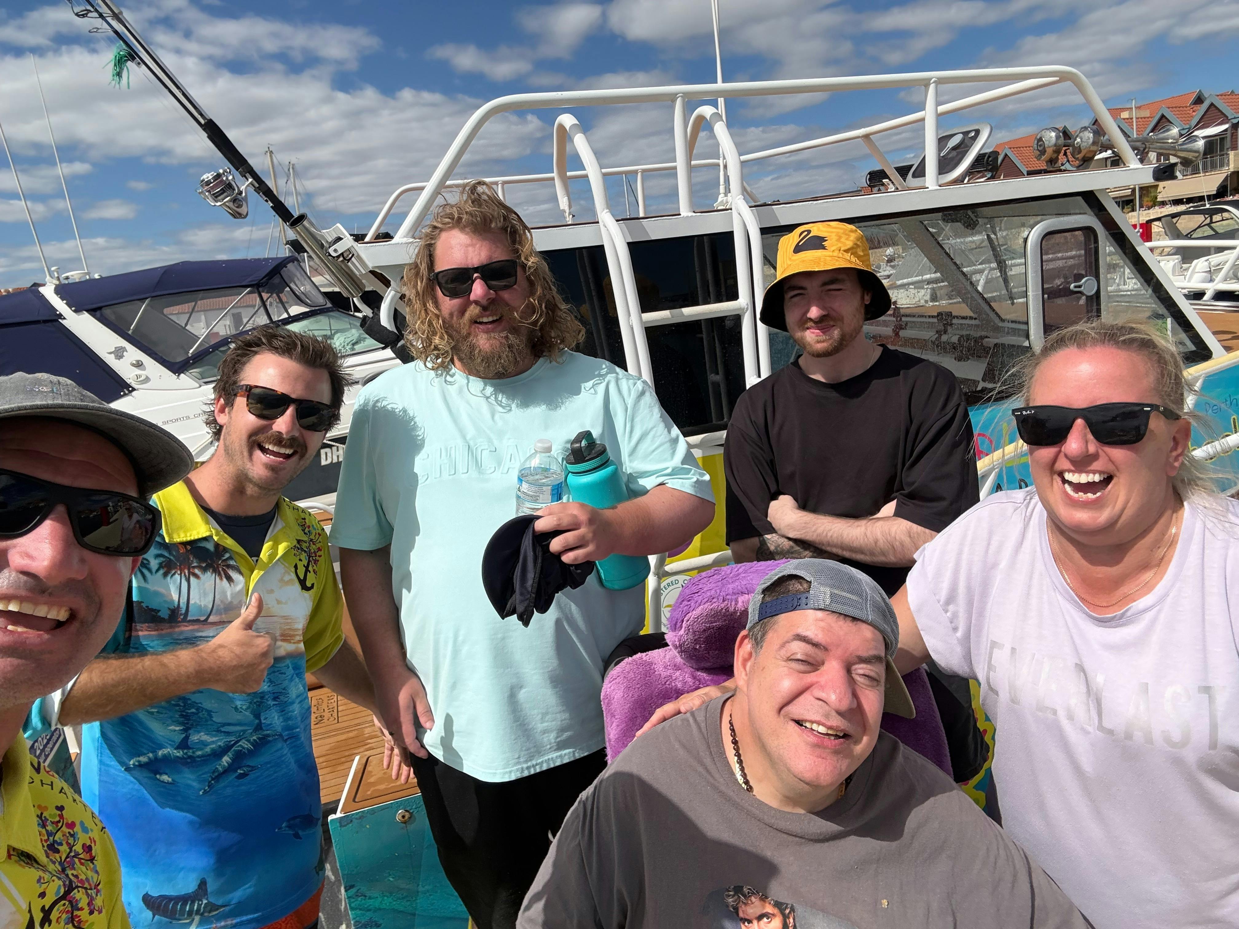 After a fun day out cruising the coastline