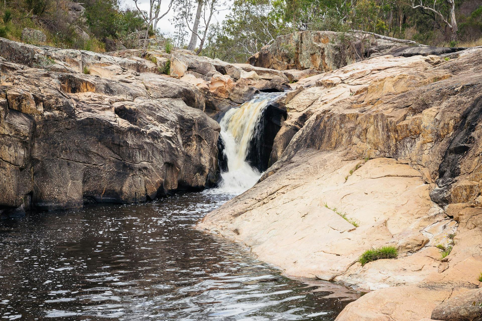 Photo of a waterfall at Gooram Falls