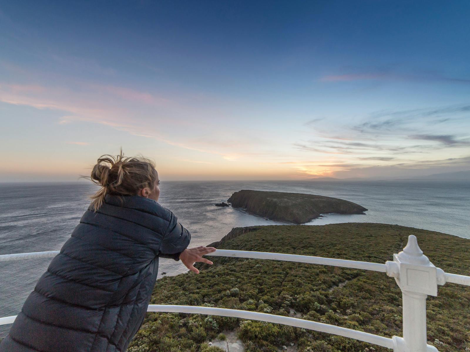 Views from the top of Cape Bruny Lighthouse