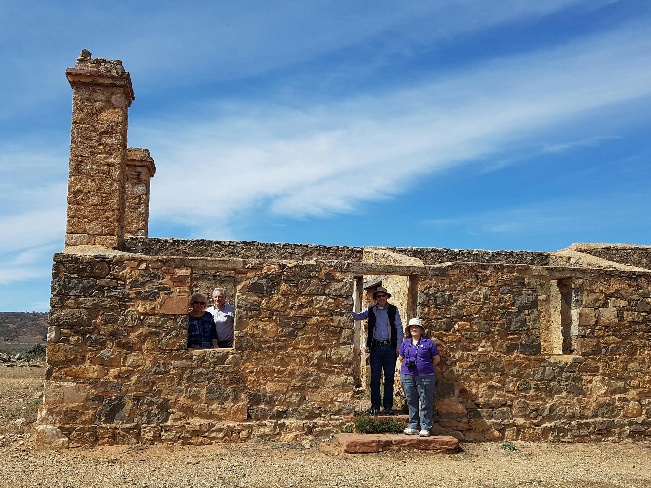 Explore the Kanyaka Ruins on the edge of the Flinders Ranges