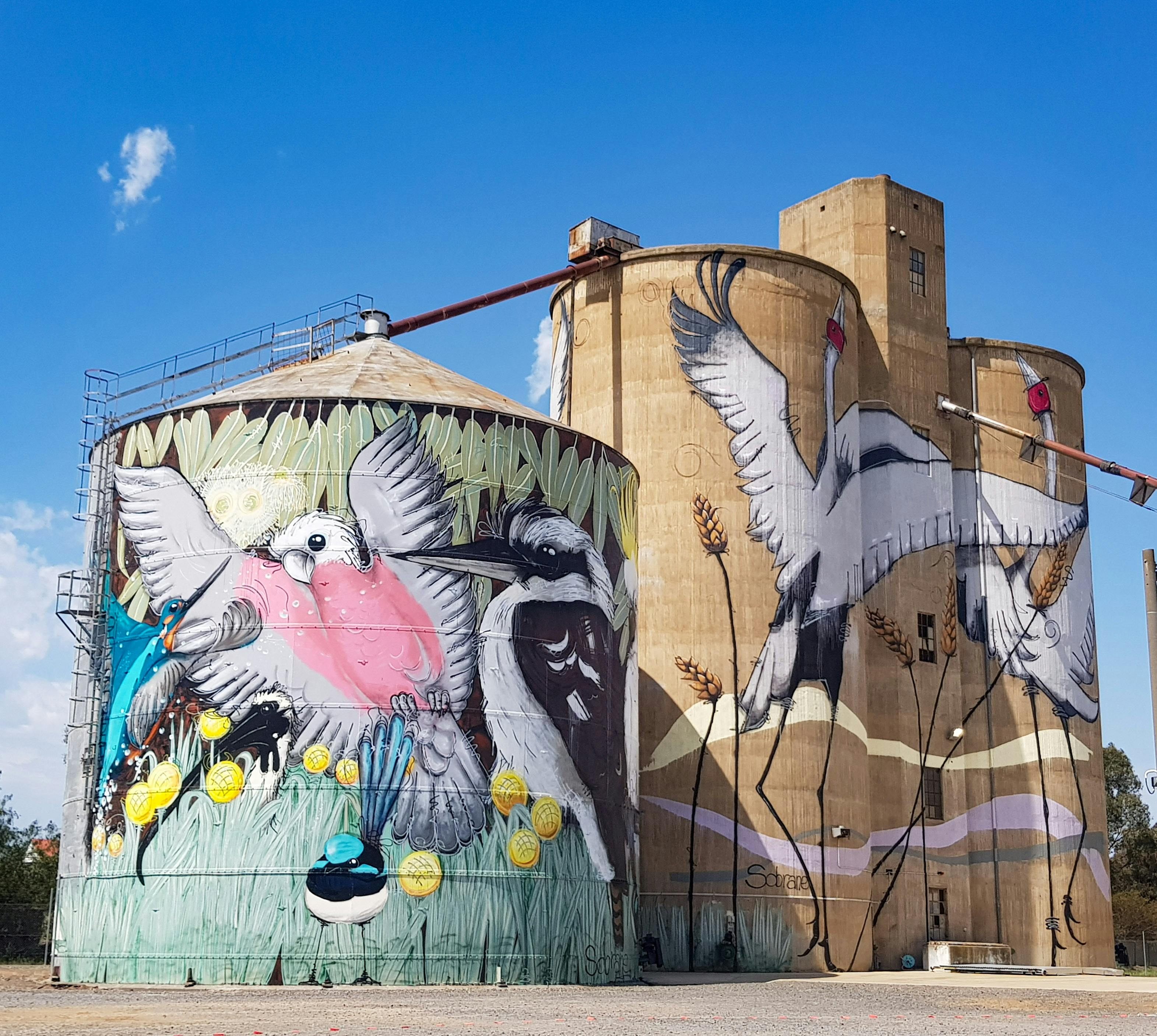Tungamah Silo Art