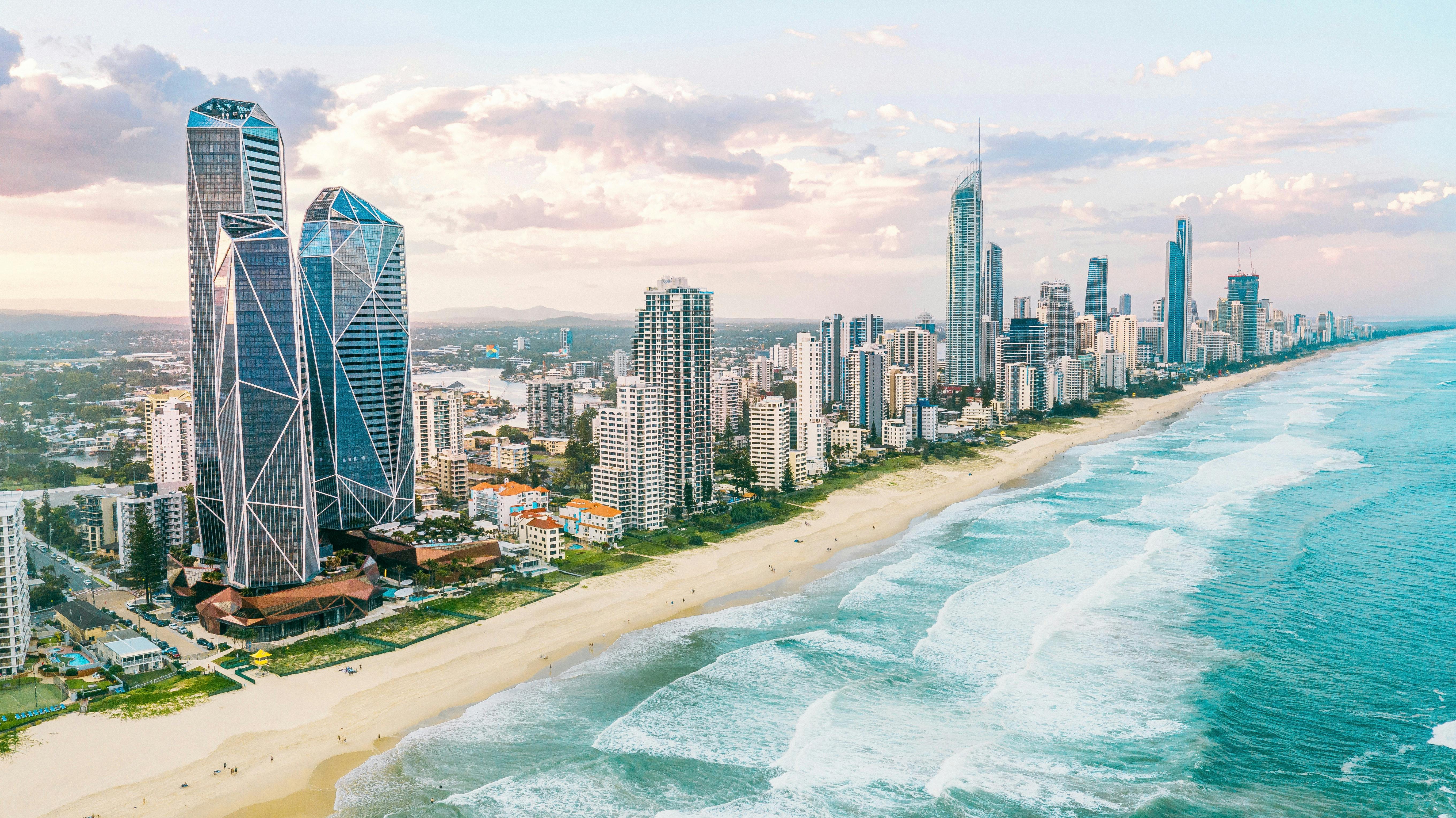 Gold Coast from an aerial view