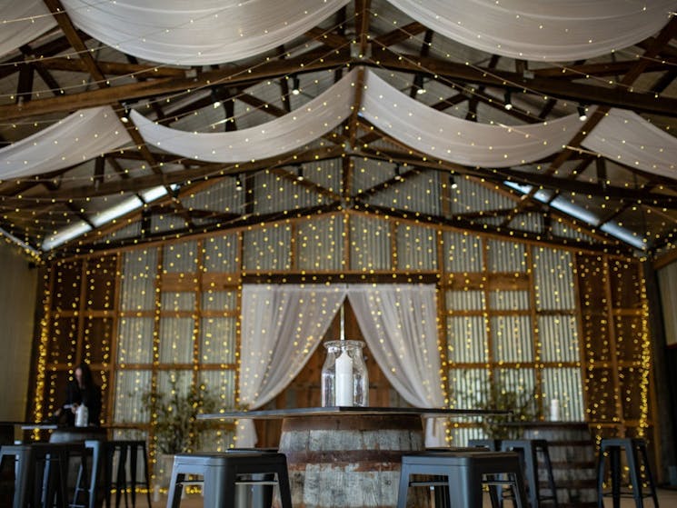 Inside The Barn at Glenrock Gardens