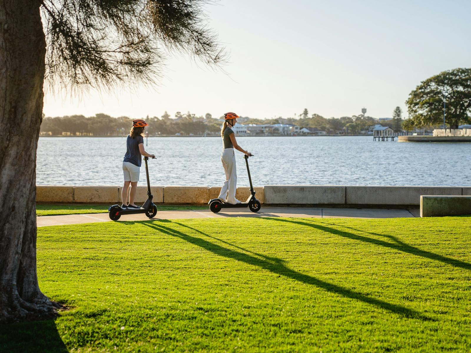 Exploring Mandurah's Eastern Foreshore by e-scooter