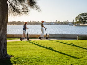 Exploring Mandurah's Eastern Foreshore by e-scooter