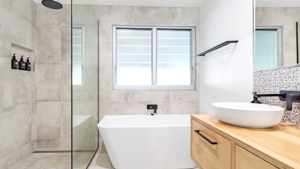 Shared bathroom
