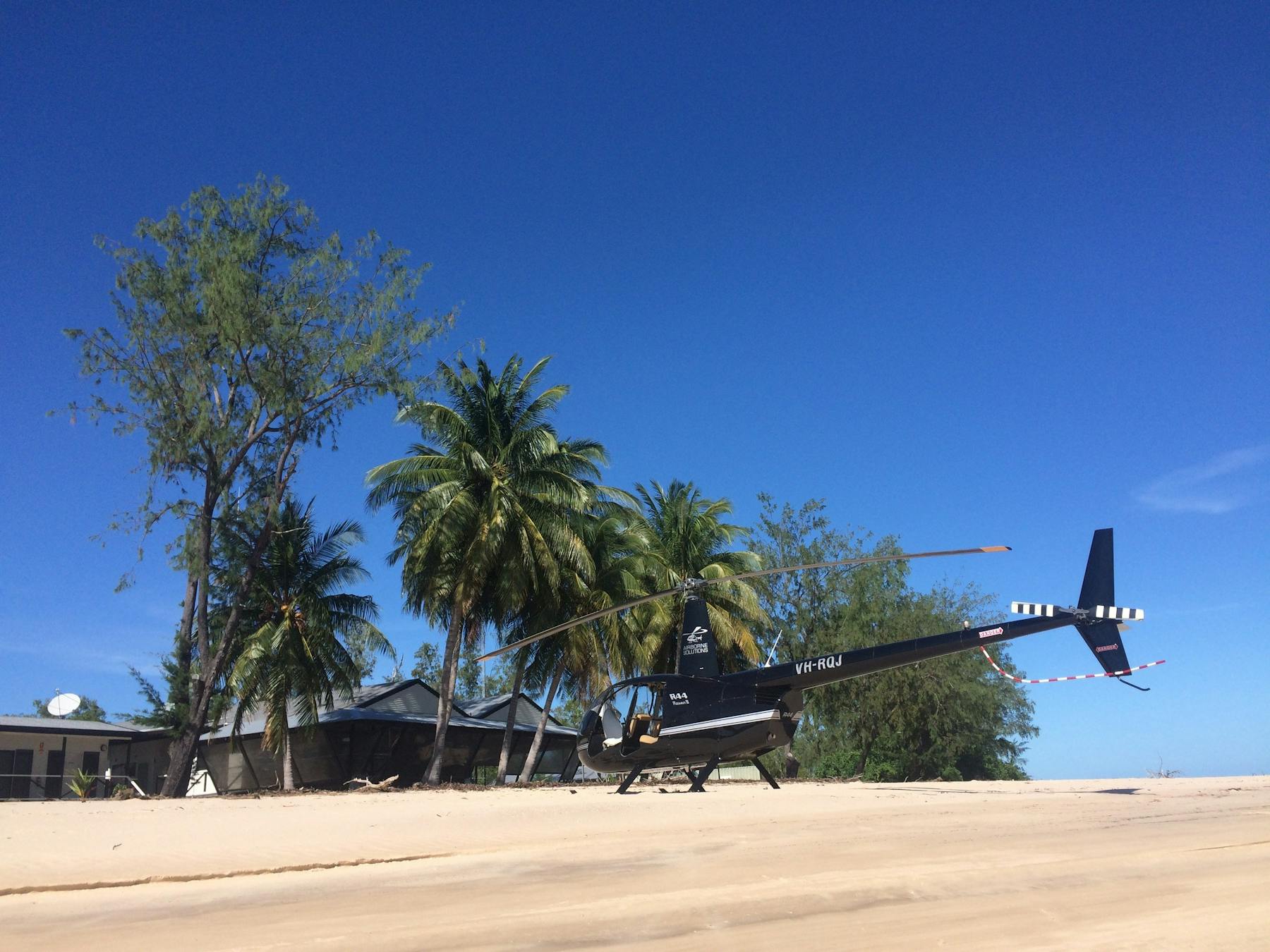 A beach landing on a Bathurst Island charter