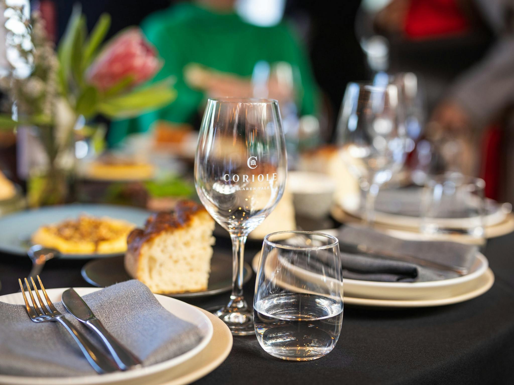 Food and wine at the lunches and dinners, included in the festival offering