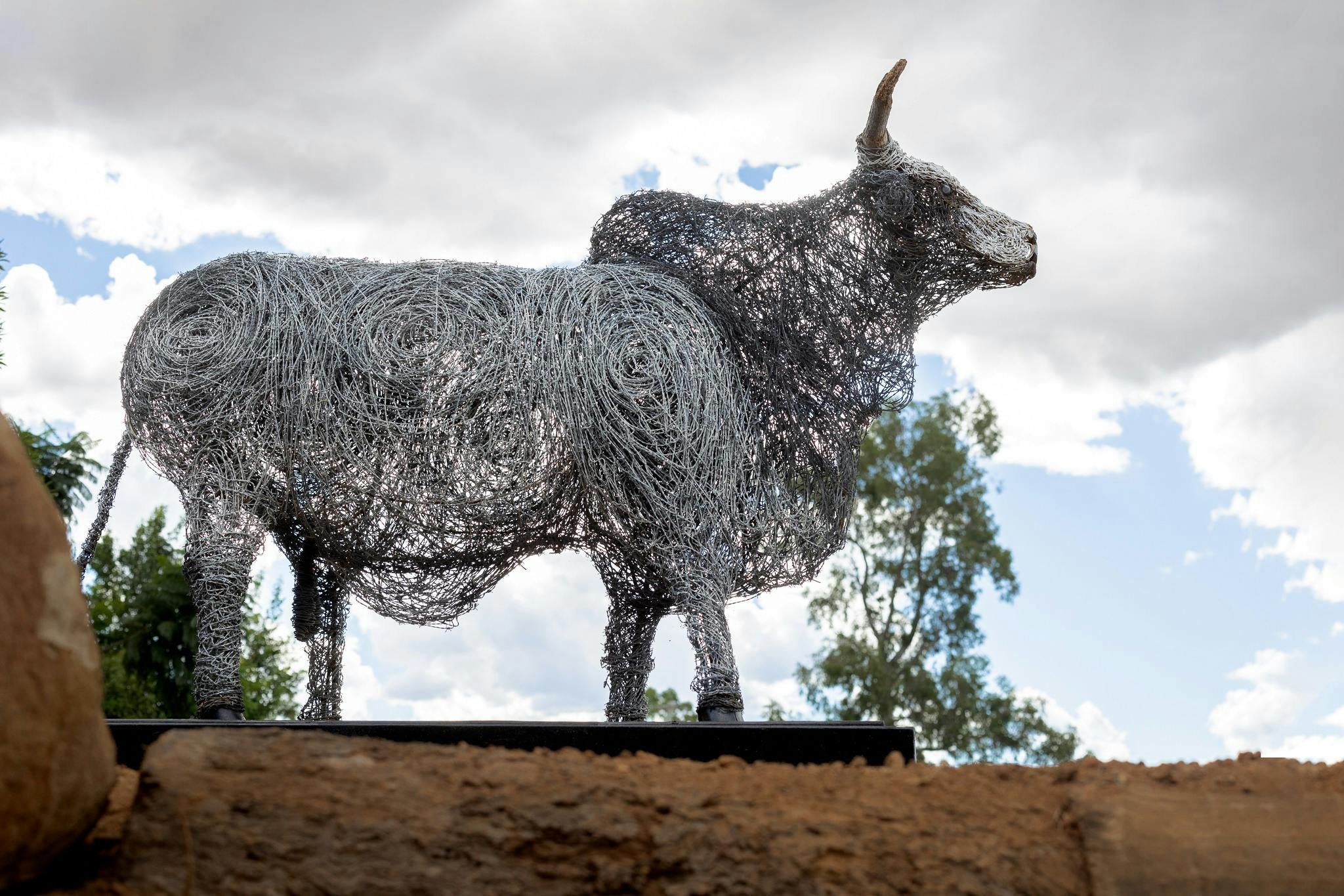Wire Bull - Alpha Murals