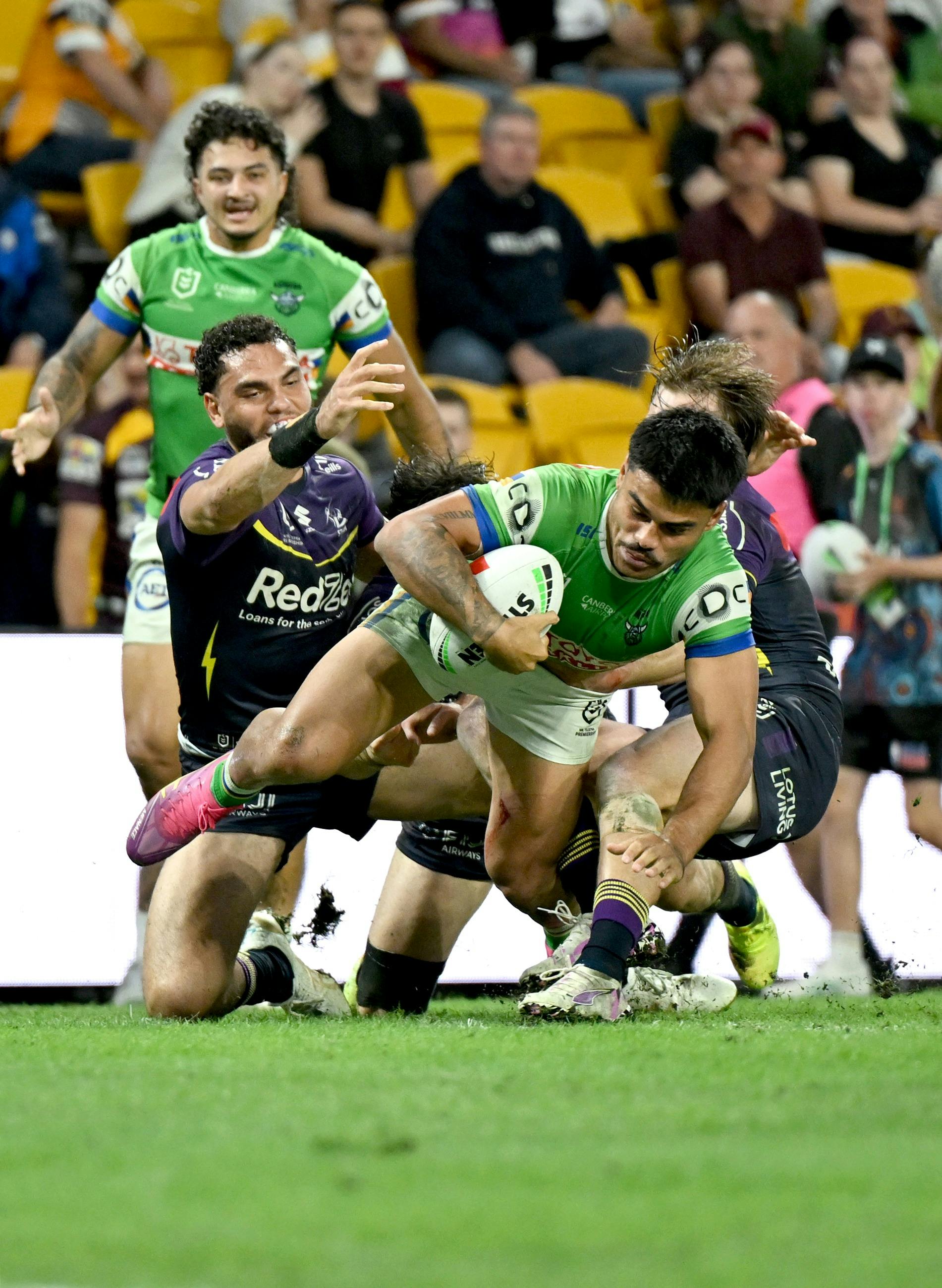Canberra Raiders player Matthew Timoko