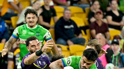 Canberra Raiders player Matthew Timoko