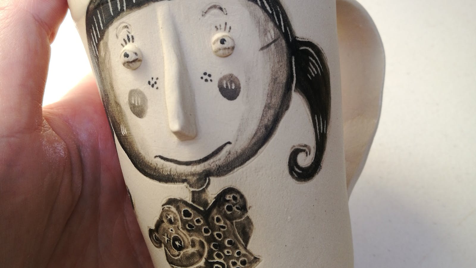 Clay Character Cup