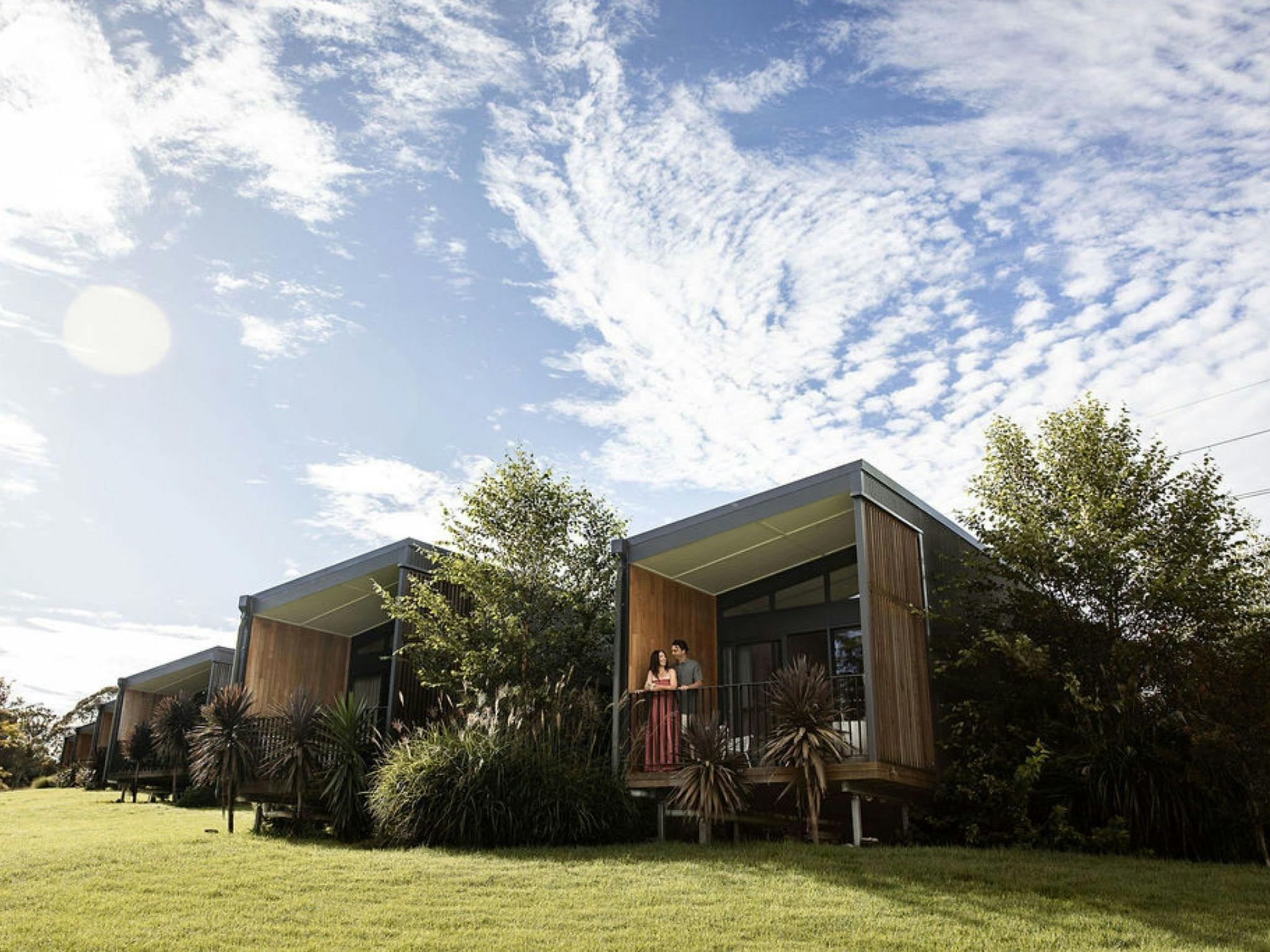 Cupitt's villas surrounded by garden