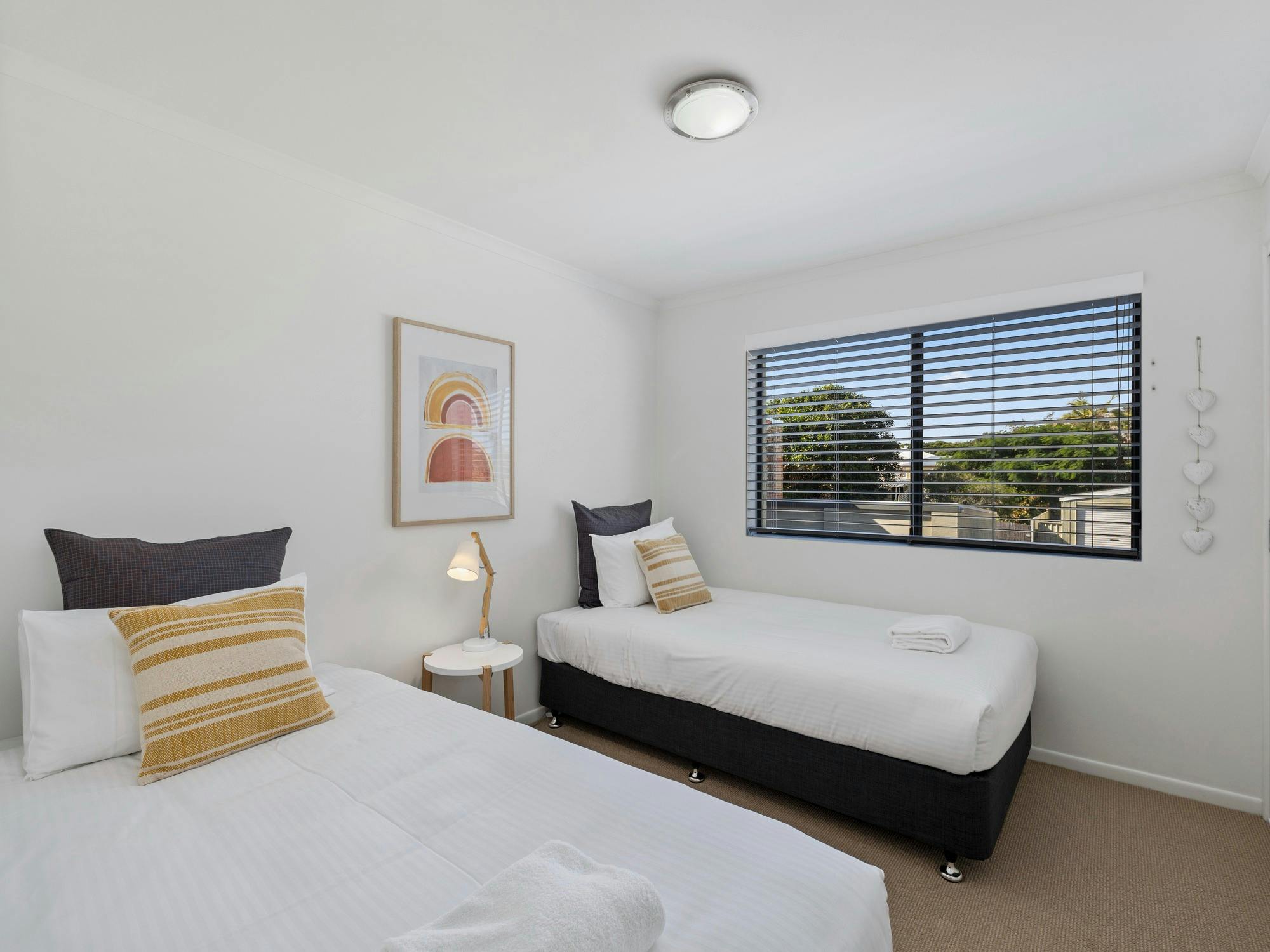 Second bedroom with king singles