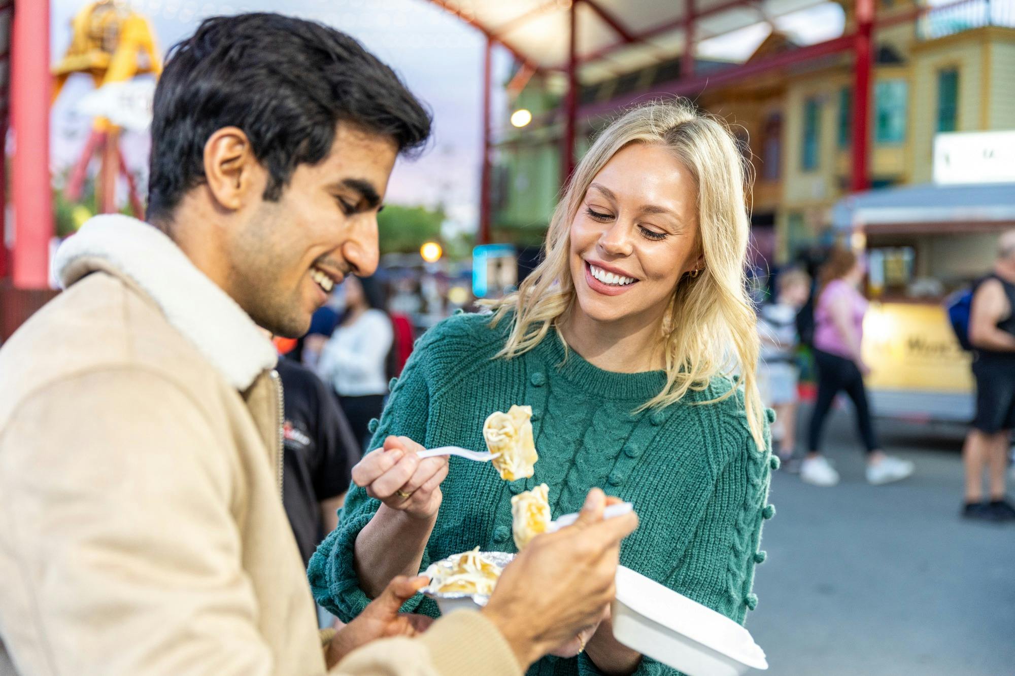 Dreamworld Night Market - perfect for date night!
