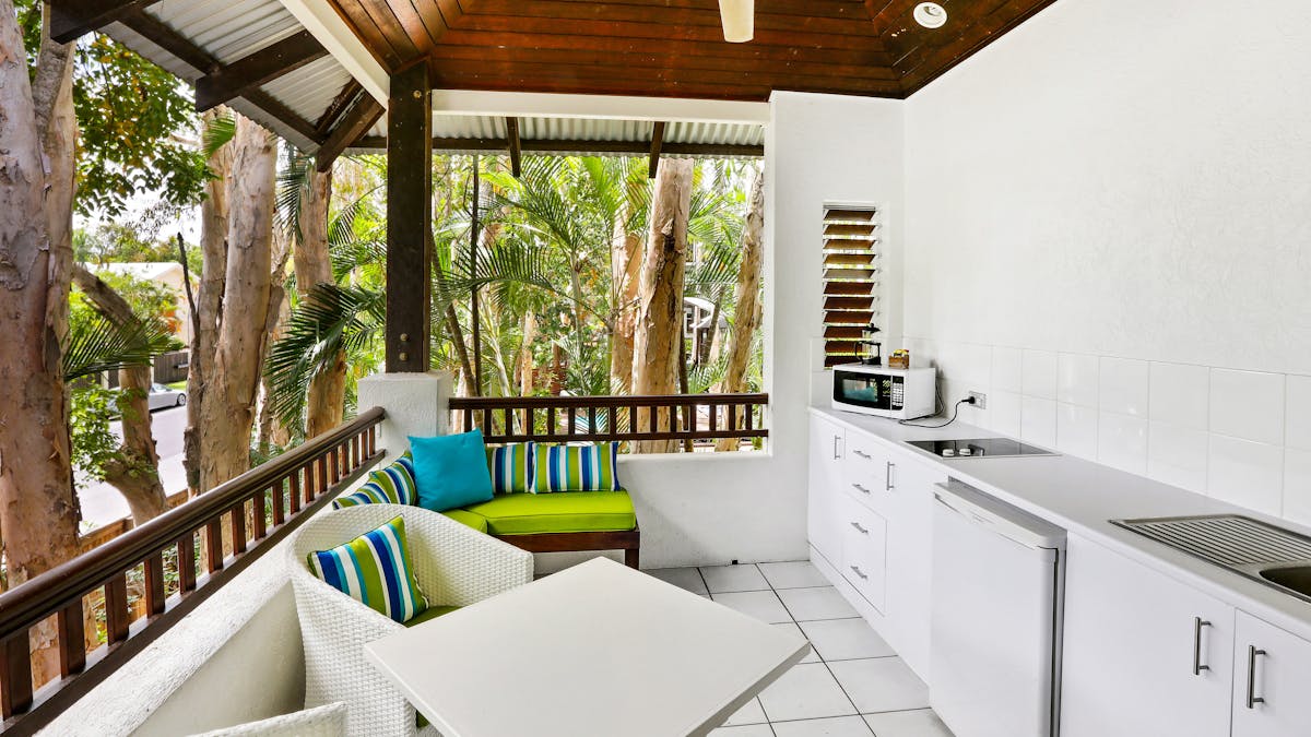 Spa Kitchenette and Balcony
