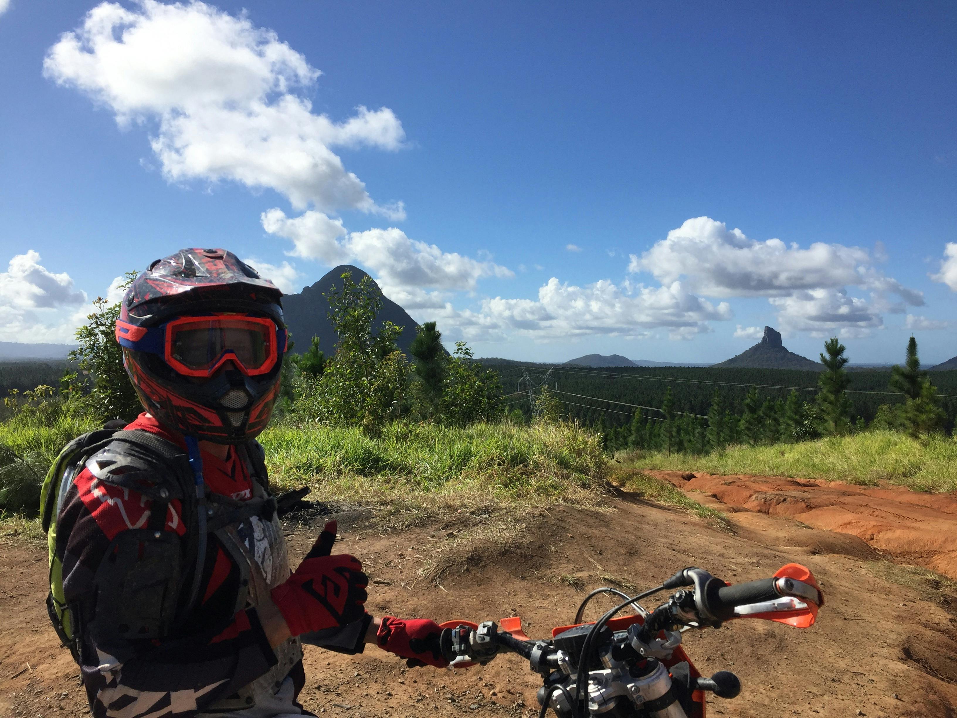 Dirt Bike riding at Glasshouse