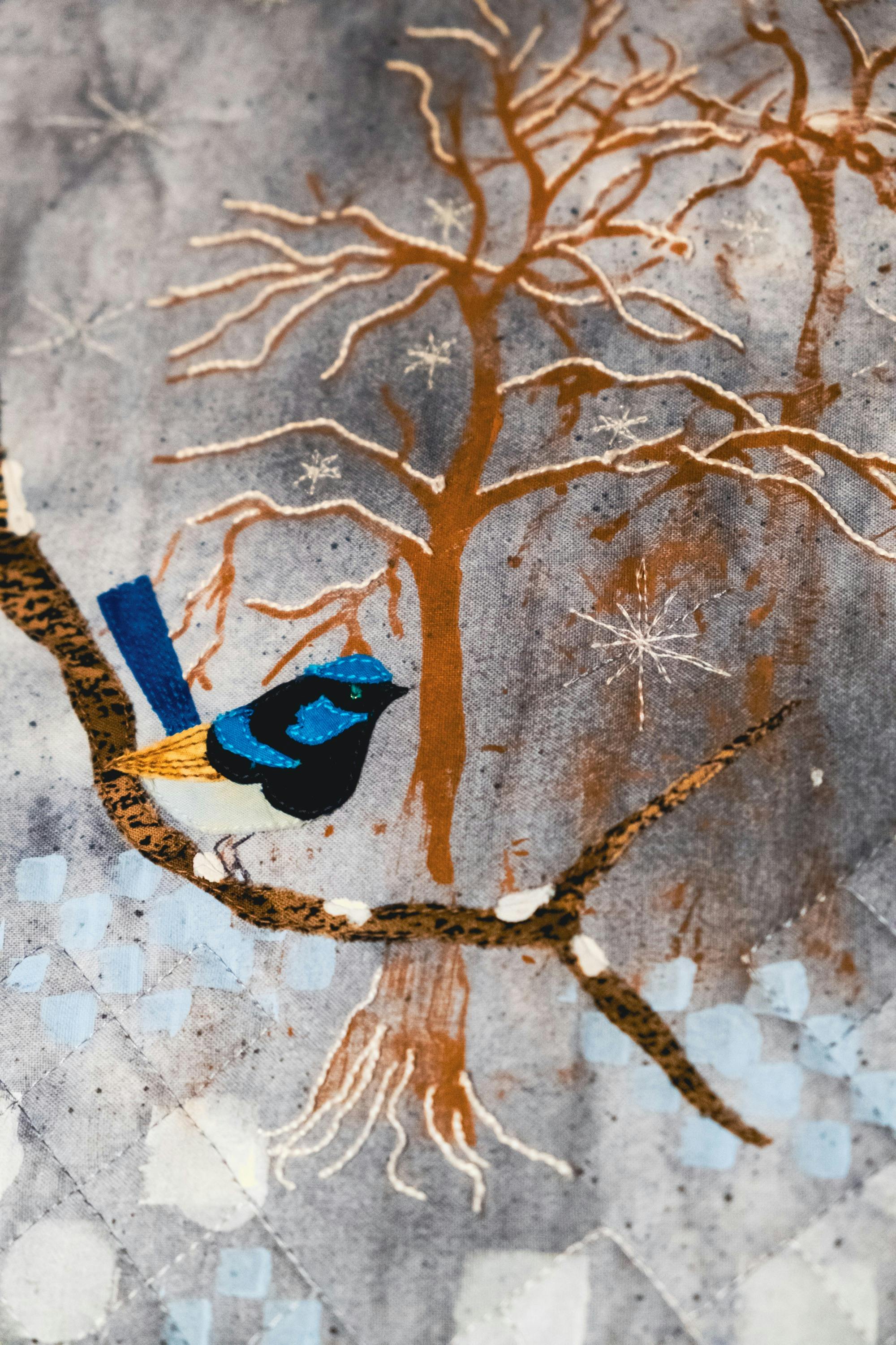 Winter quilt by Kerry Moir