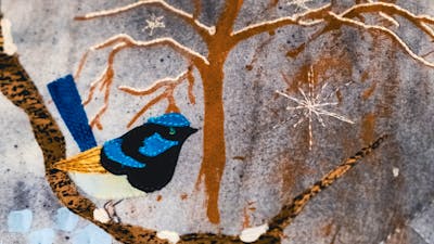 Winter quilt by Kerry Moir