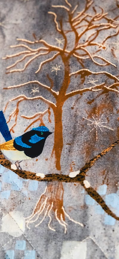 Winter quilt by Kerry Moir