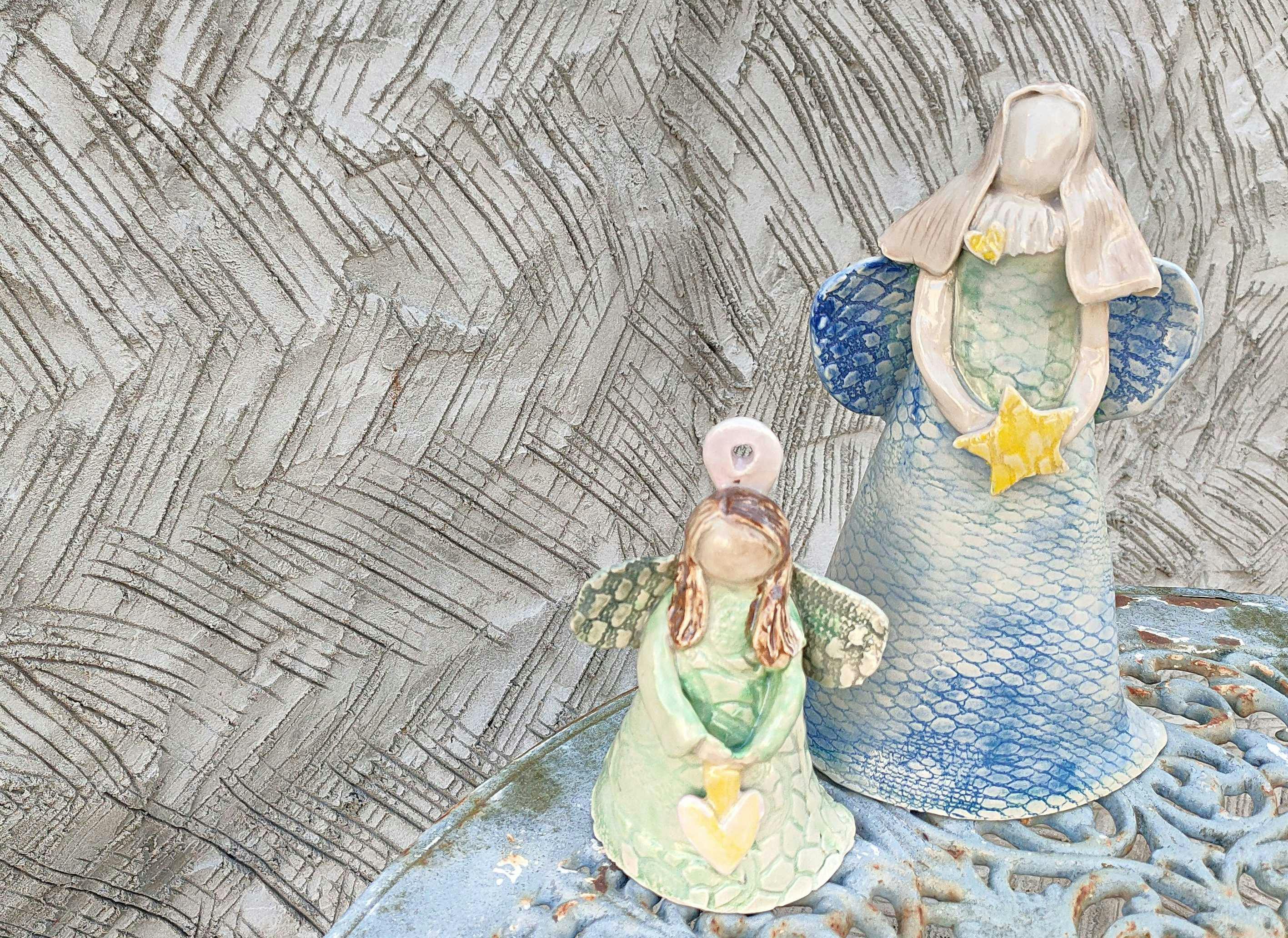 christmas, pottery, tree, hanging, handmade, clay, angel, tasmania,