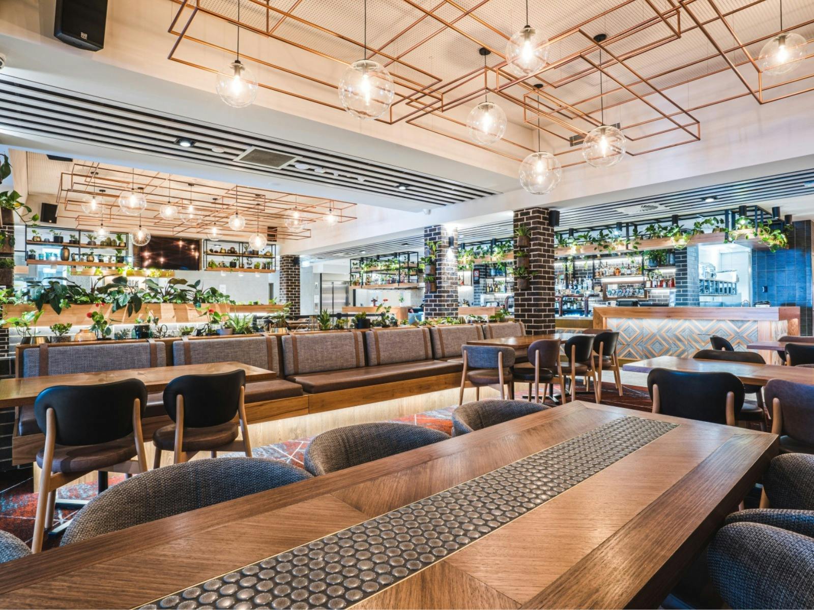 Overview of Kitchen and Dining Area