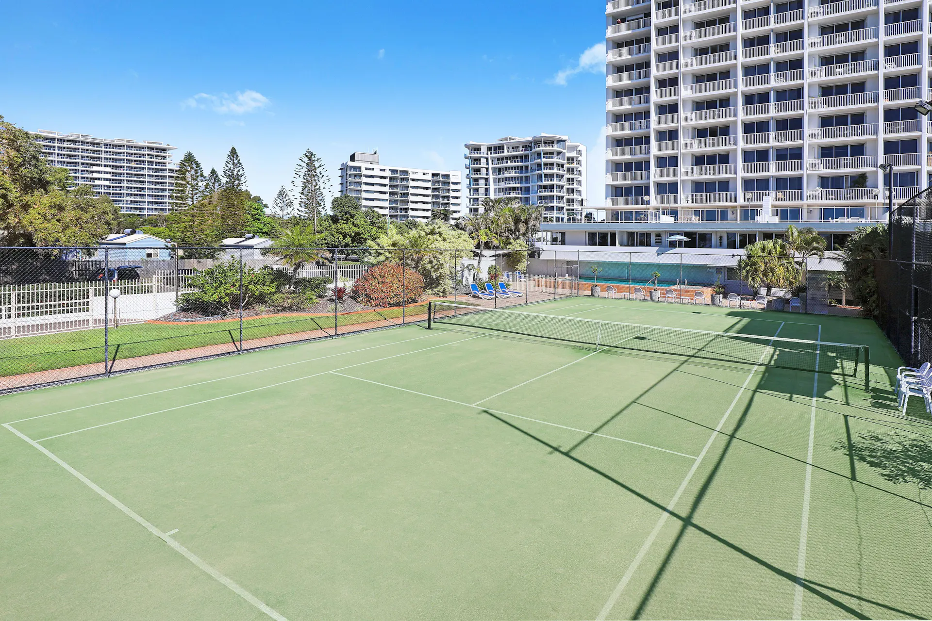 full size tennis court