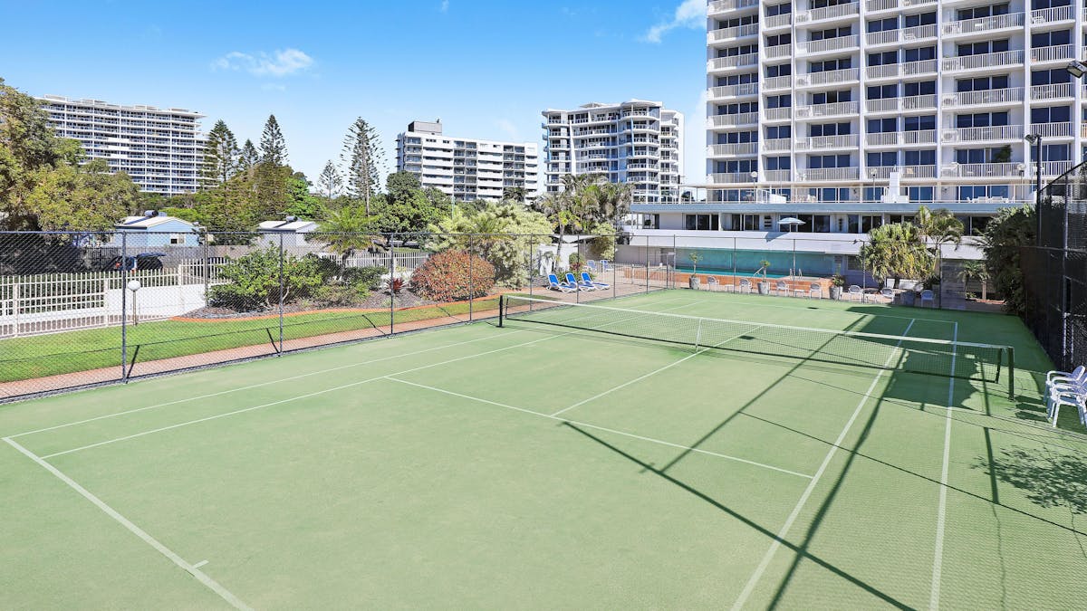 full size tennis court