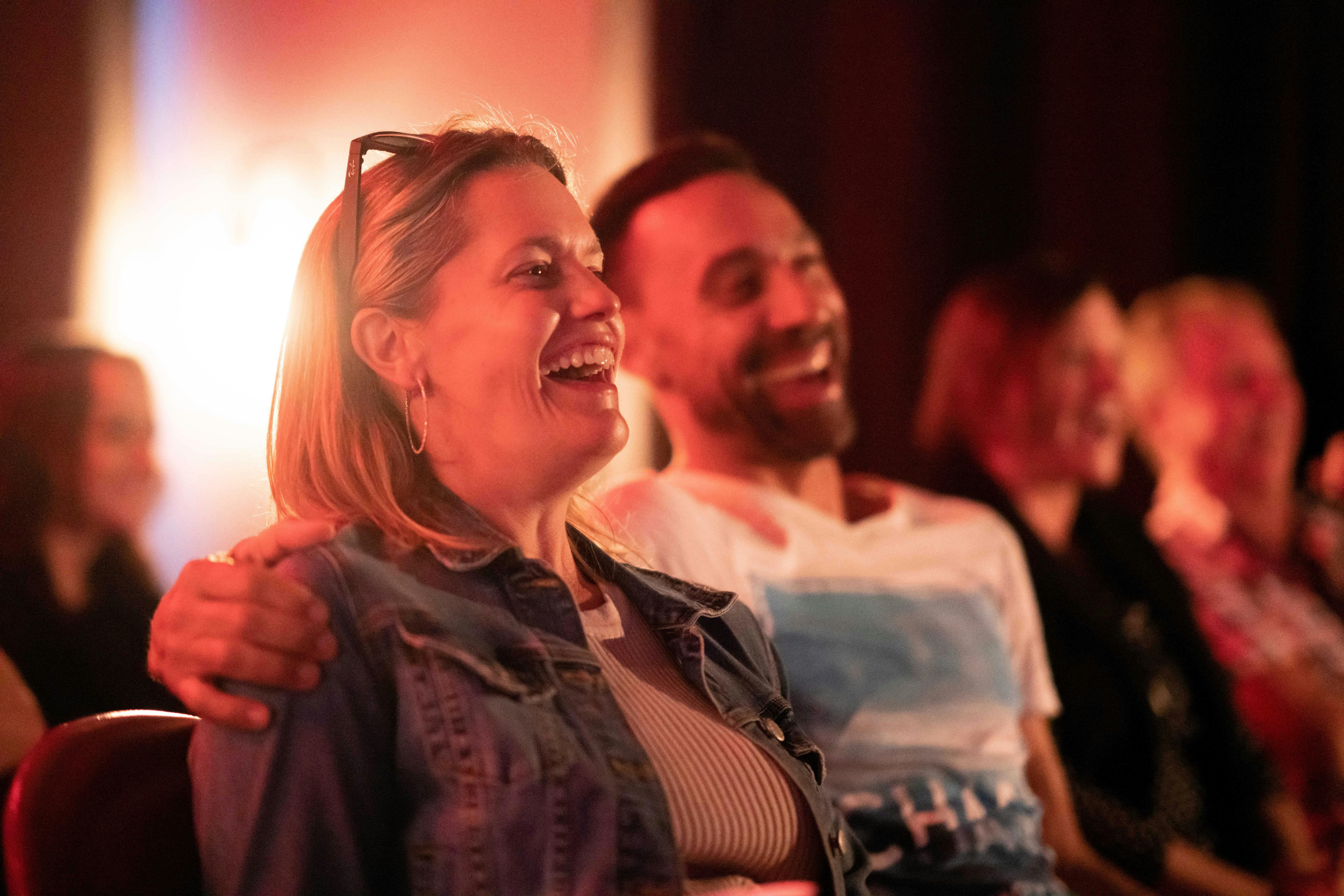 Couple Laughing at NCC