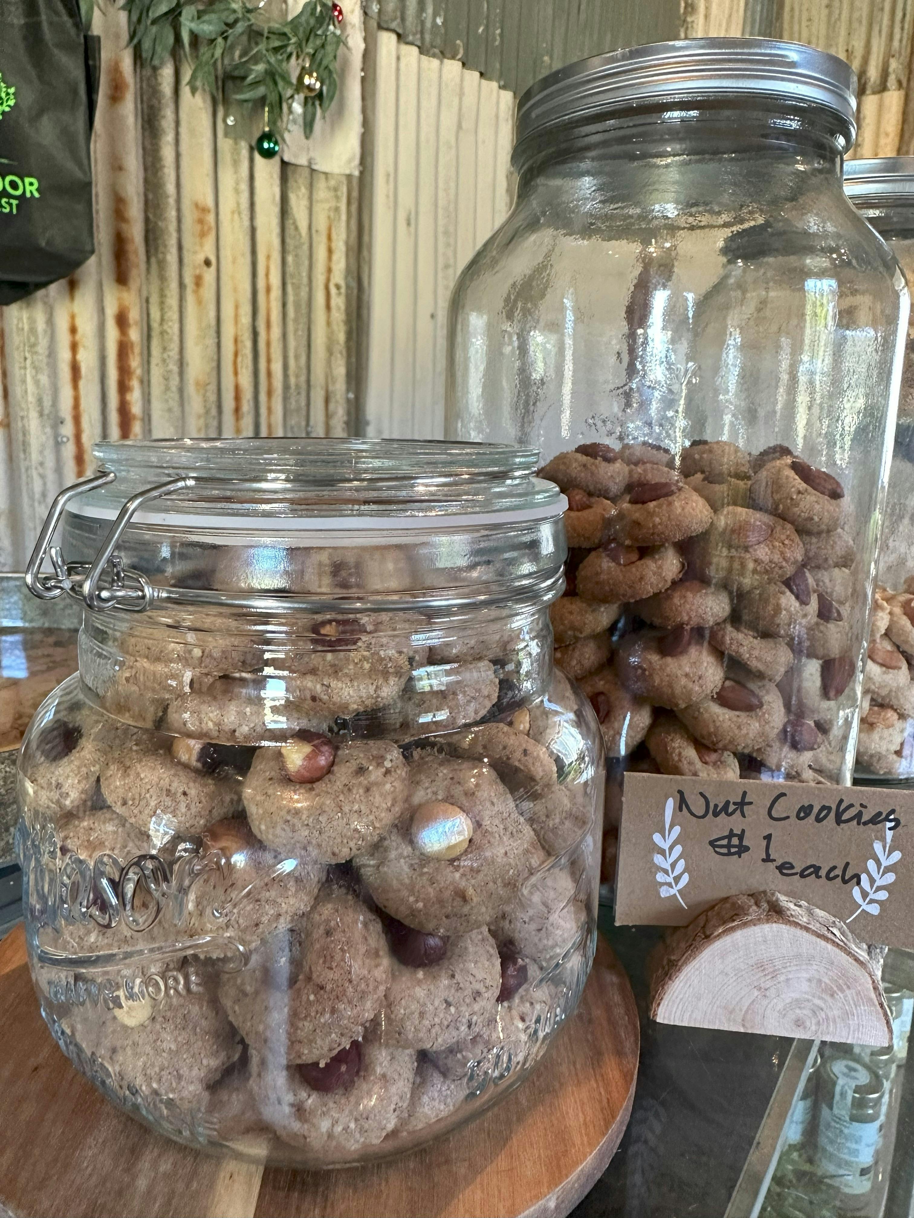 Delicious nut based cookies