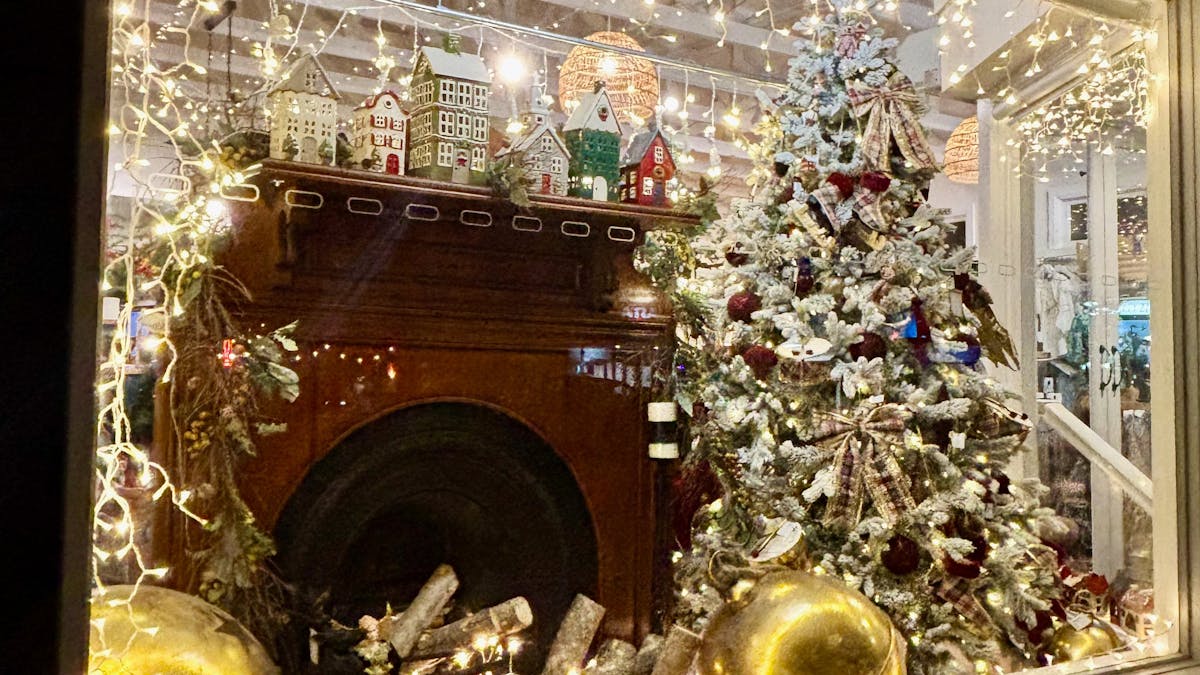 My Country Escape Window Christmas display 2025