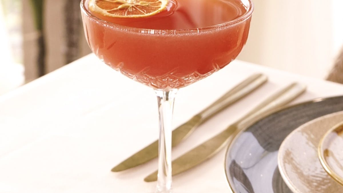 Drink on table