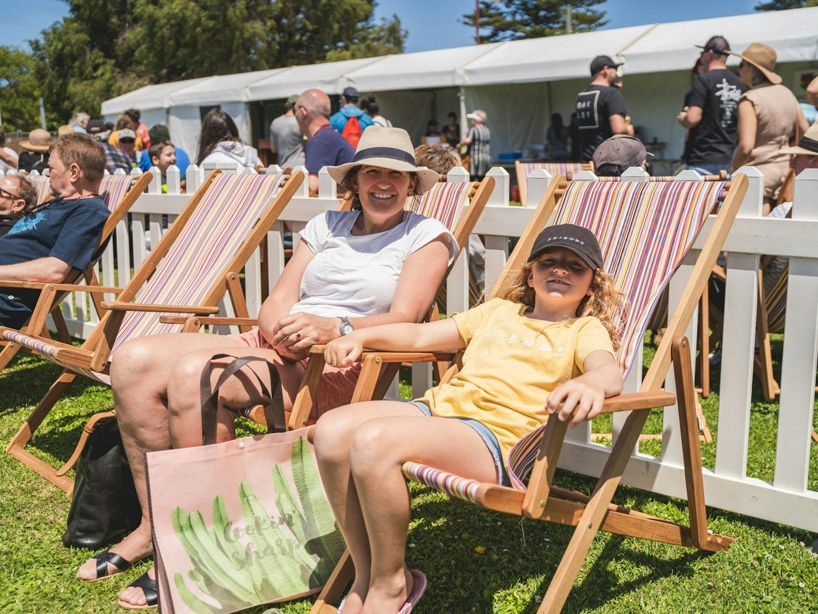 Relaxing beachside at the Bonney Bar