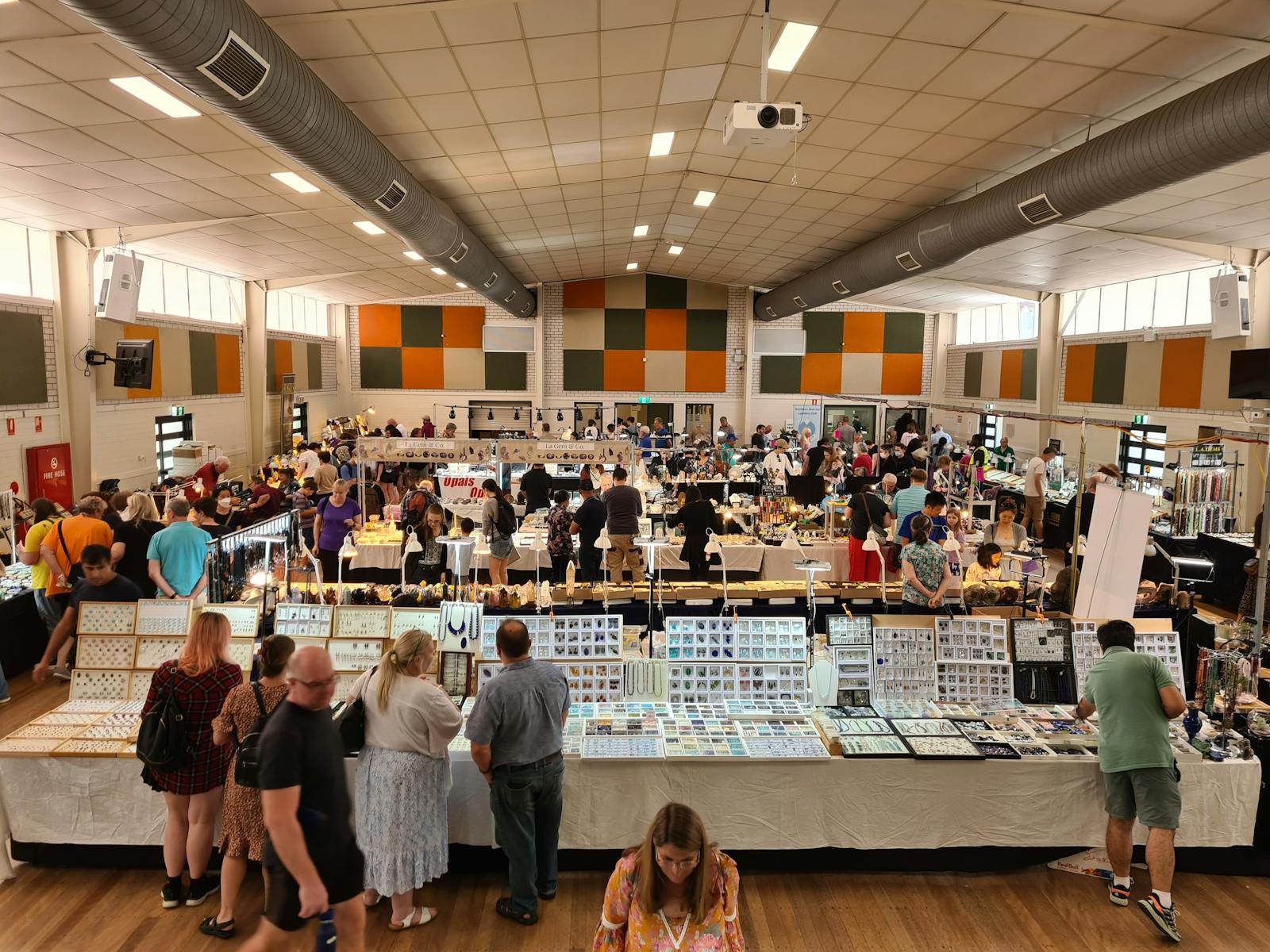 Traders selling everything gemstones, jewellery, fossils and more