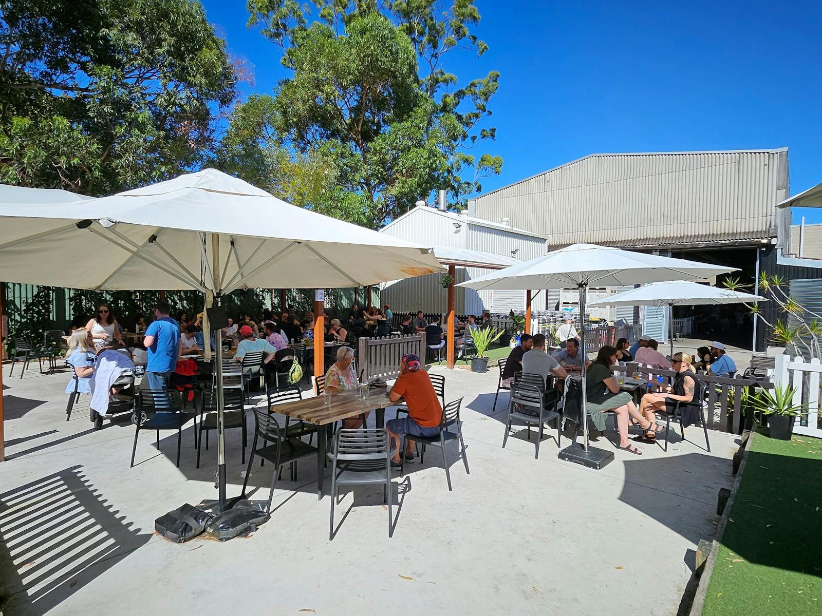 Sauce's beautiful big beer garden