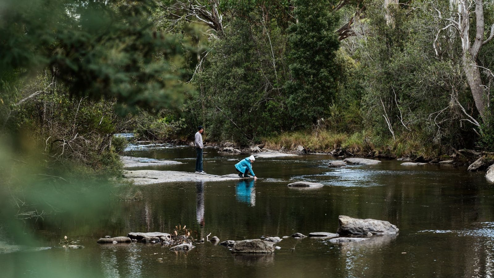 The Tyenna River boarders the National Park. Perfect place to enjoy a picnic!