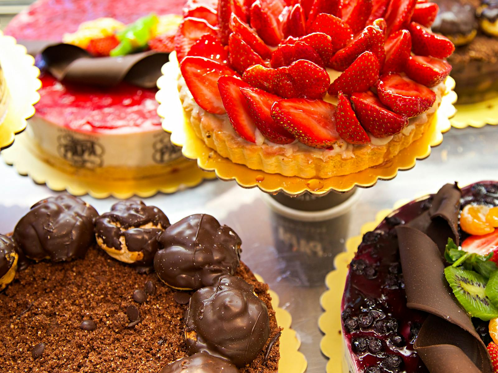 Specialty Italian cakes and pastries available from Pasticceria Papa, Five Dock in Sydney