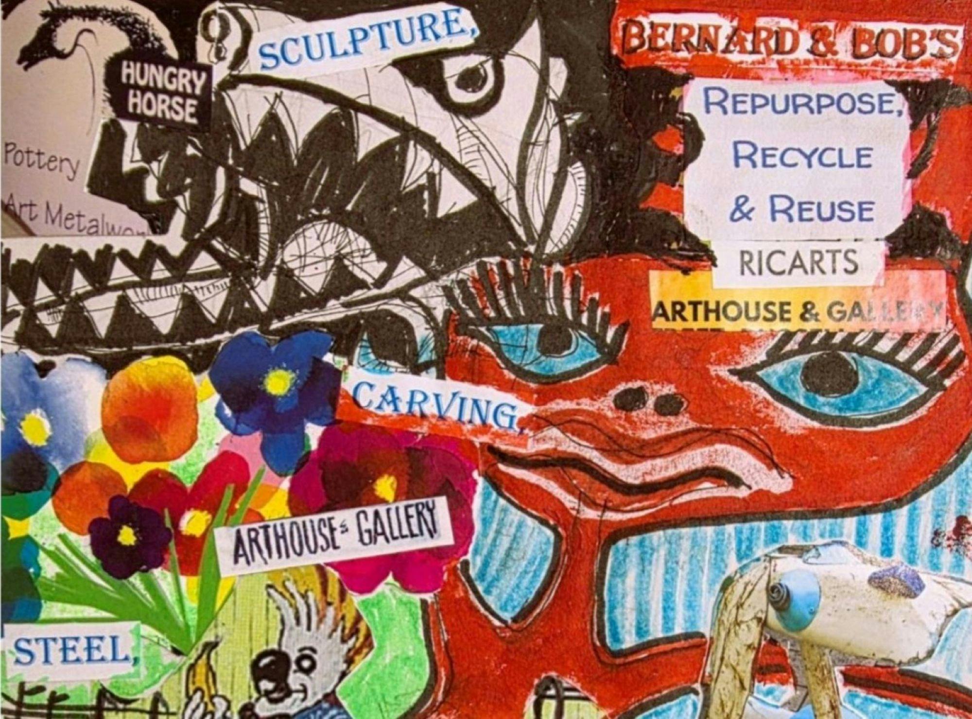 RICArts Arthouse and Gallery - Repurpose, Recycle, Reuse Art Exhibition
