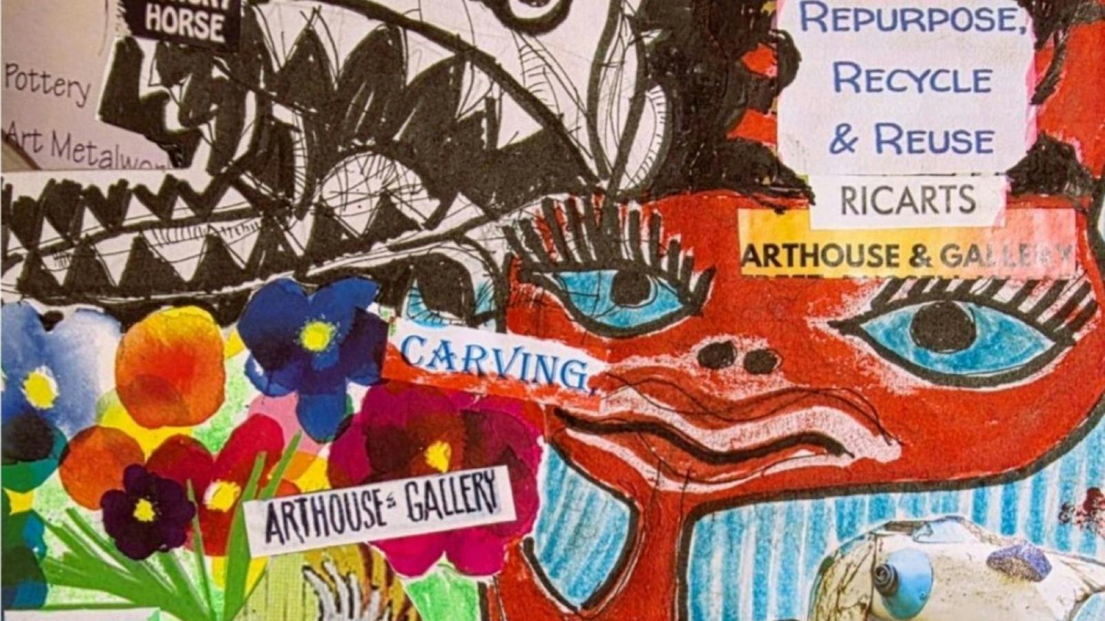 RICArts Arthouse and Gallery - Repurpose, Recycle, Reuse Art Exhibition