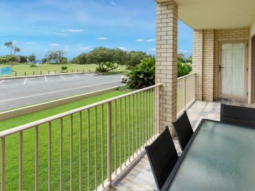 Water views from front patio