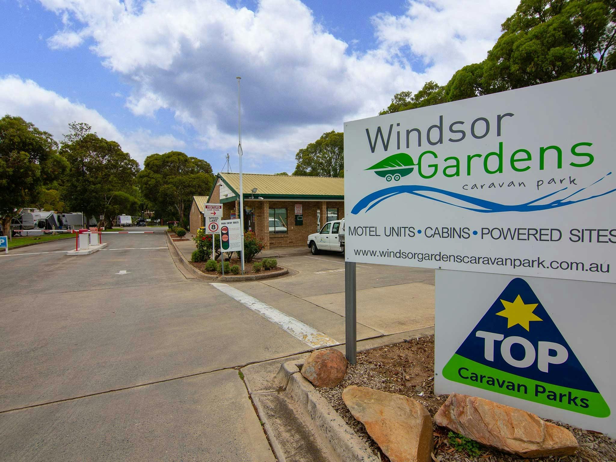 Welcome to Windsor Gardens Caravan Park