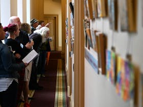 9 by 5 Art Exhibition Opening